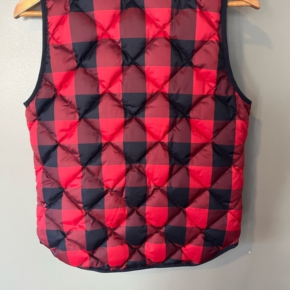 J. Crew Excursion Down Quilted Puffer Vest Tartan Buffalo Check Plaid - Picture 7 of 10
